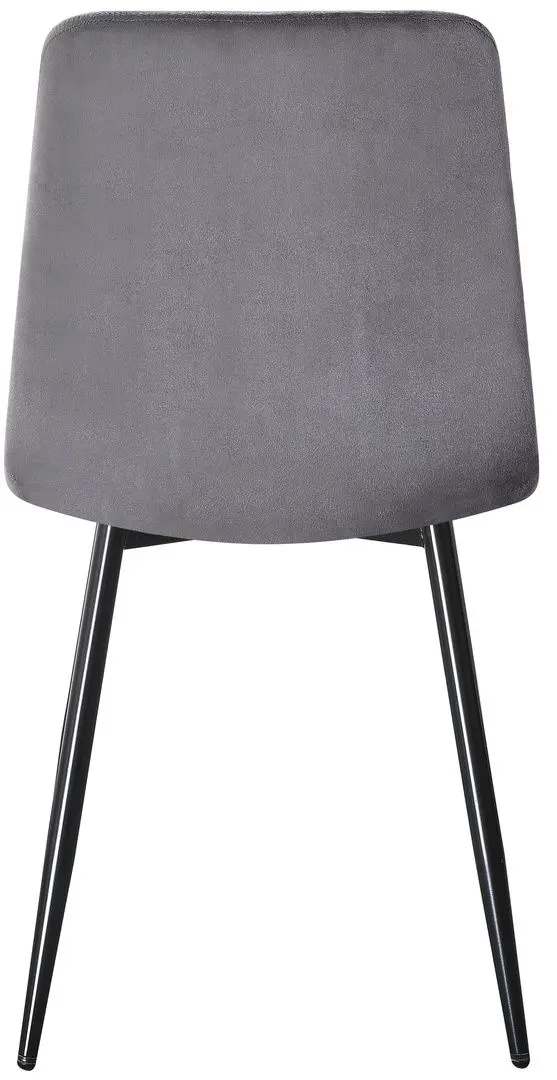 Set de sufragerie Fabrik Home Necoline Retro RM-1194 Aspect Marmura Neagra/Negru + Yasen DC 5012 S Grey/Black (1+4)