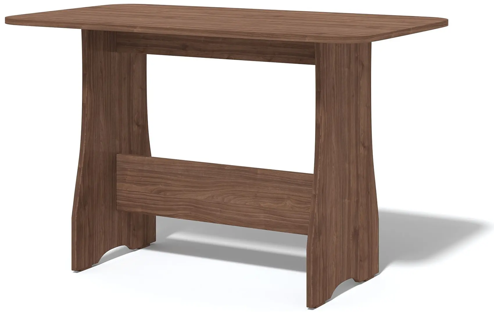 Обеденный набор Fabrik Home Noroc №2 Stone Walnut + Yasen DC 5010 Dark Brown/Black (1+4)