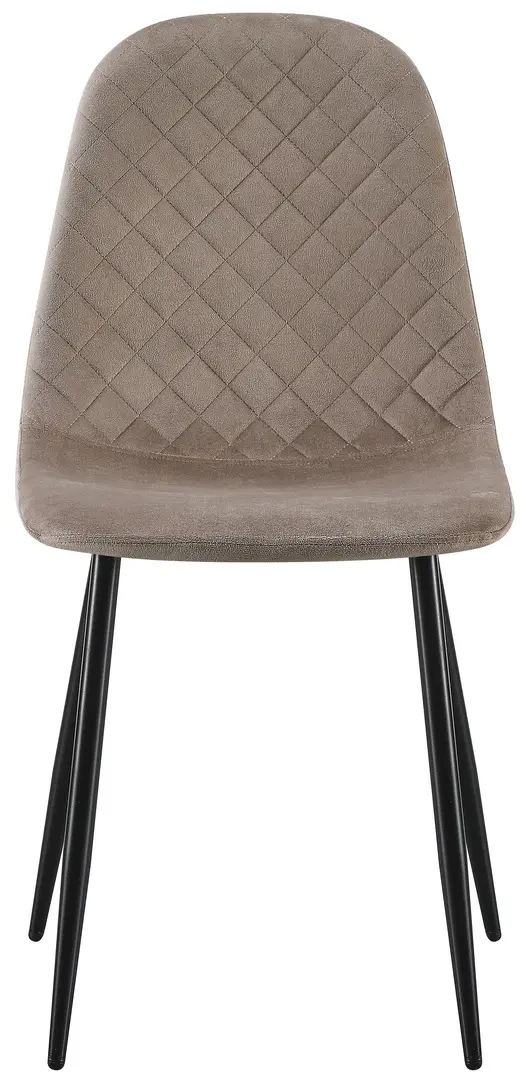 Обеденный набор Fabrik Home Noroc №2 Stone Walnut + Yasen DC 5010 Dark Brown/Black (1+4)