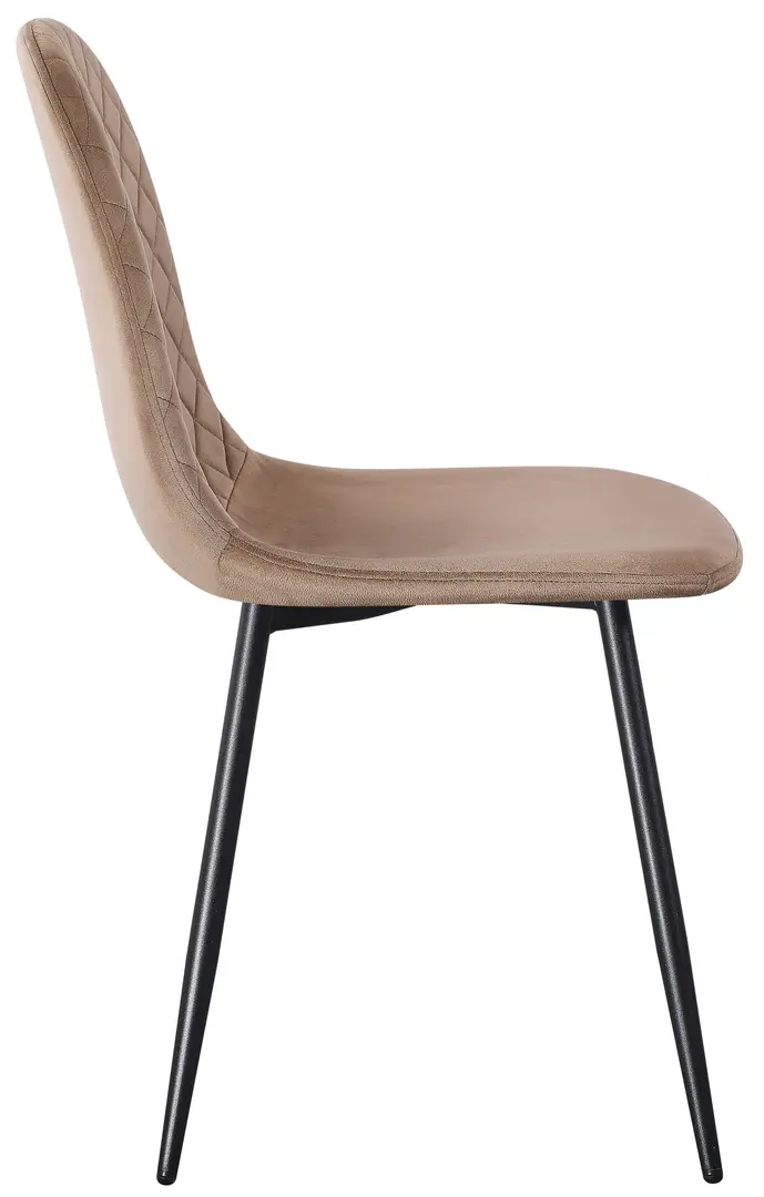 Обеденный набор Fabrik Home Noroc №2 Stone Walnut + Yasen DC 5010 Golden Brown/Black (1+4)