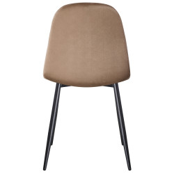 Обеденный набор Fabrik Home Noroc №2 Stone Walnut + Yasen DC 5010 Golden Brown/Black (1+4) Thumb