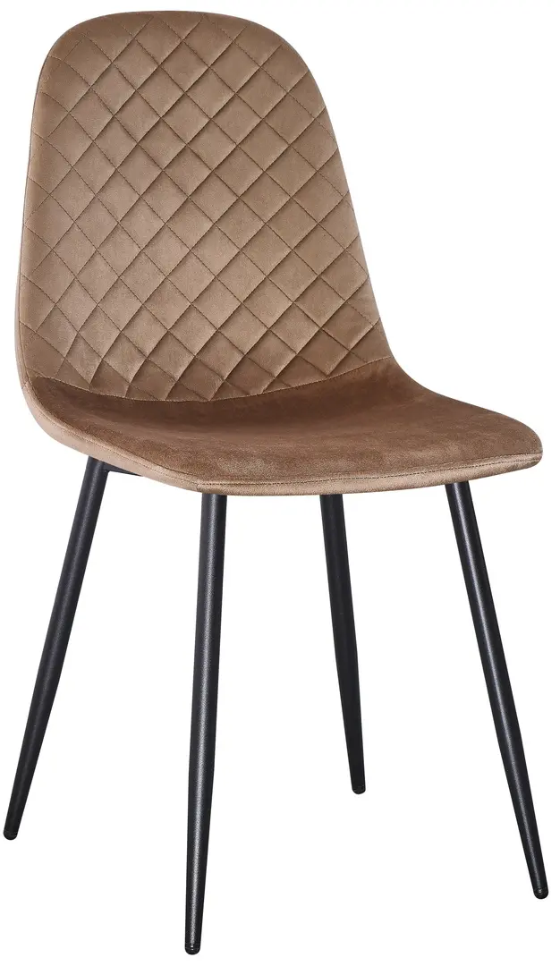 Обеденный набор Fabrik Home Noroc №2 Stone Walnut + Yasen DC 5010 Golden Brown/Black (1+4)