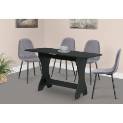 Set de sufragerie Fabrik Home Noroc Anthracite + Yasen DC 5010 Grey/Black (1+4)