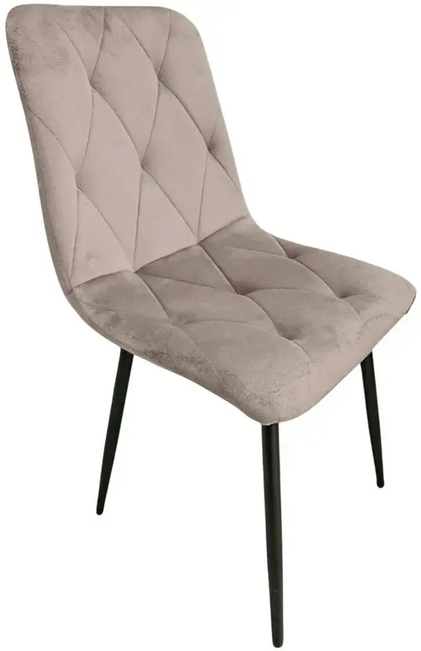 Обеденный набор Fabrik Home Noroc Anthracite + Yasen DC 5012 Dark Brown/Black (1+4)