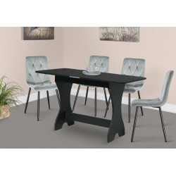 Set de sufragerie Fabrik Home Noroc Anthracite + Yasen DC 5012 Gray/Black (1+4)