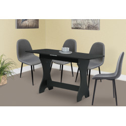 Set de sufragerie Fabrik Home Noroc Anthracite + Yasen С1703 8011-31 Gray (1+4)