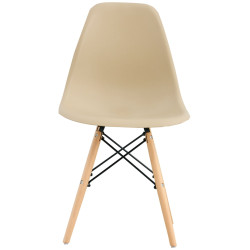 Обеденный набор Fabrik Home Noroc Sonoma Oak + Sunrise C-01 Beige/Beech (1+4) Thumb