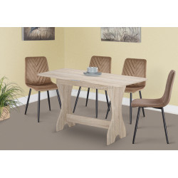 Set de sufragerie Fabrik Home Noroc Sonoma Oak + Yasen DC 5012 S Golden Brown/Black (1+4)