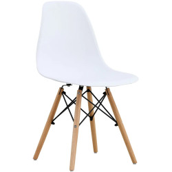 Обеденный набор Fabrik Home Noroc White Ash + Sunrise C-01 White/Beech (1+4) Thumb