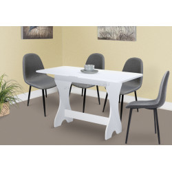 Set de sufragerie Fabrik Home Noroc White Ash + Yasen С1703 8011-31 Gray (1+4)