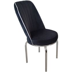 Set de sufragerie Fabulous 1216 80x130cm 1+6 (Black/White/Chrome) Thumb