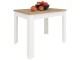 Set de sufragerie Haaus Zeta White/Natural Wood + Jumi Eva SD-975781 Beige (1+4)