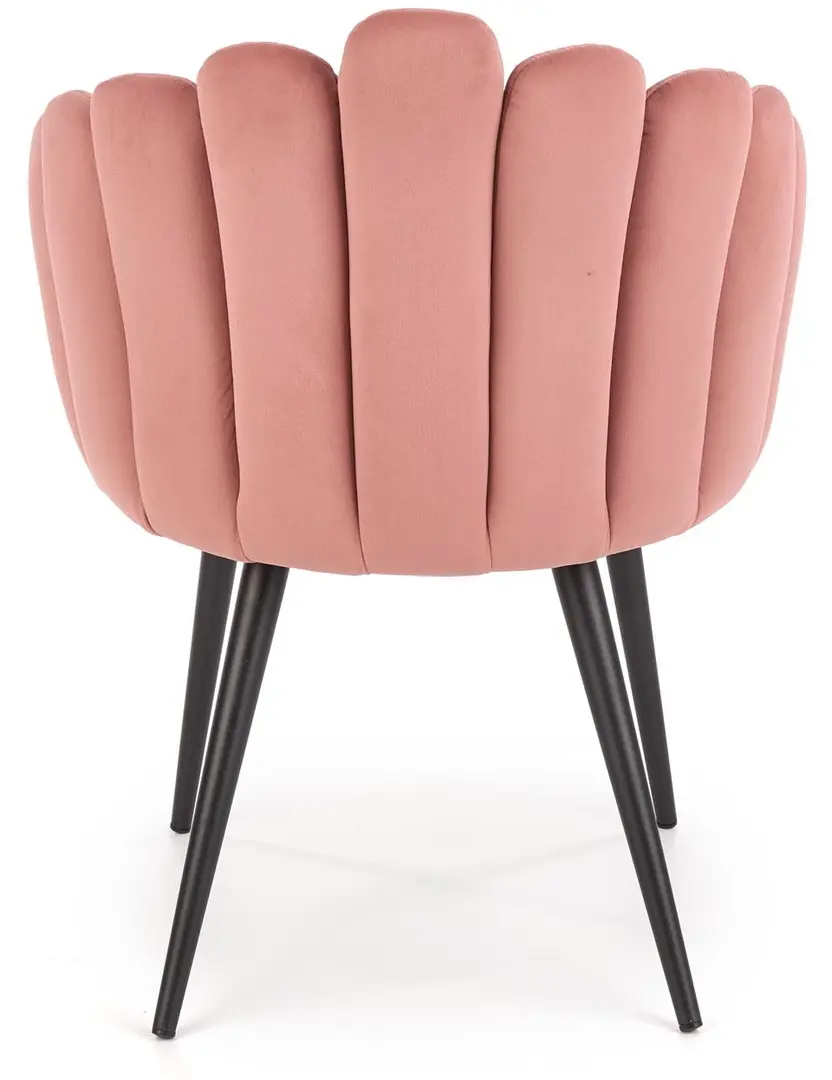 Set de sufragerie Halmar Ambrosio White Marble/Black + K410 Pink (1+2)