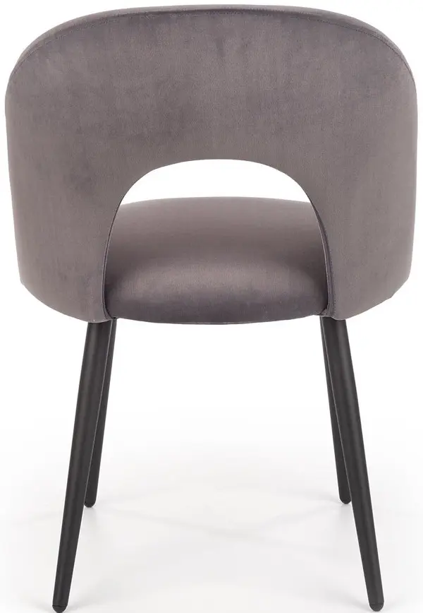 Set de sufragerie Halmar Balrog Black/Light Grey + K384 Grey (1+2)