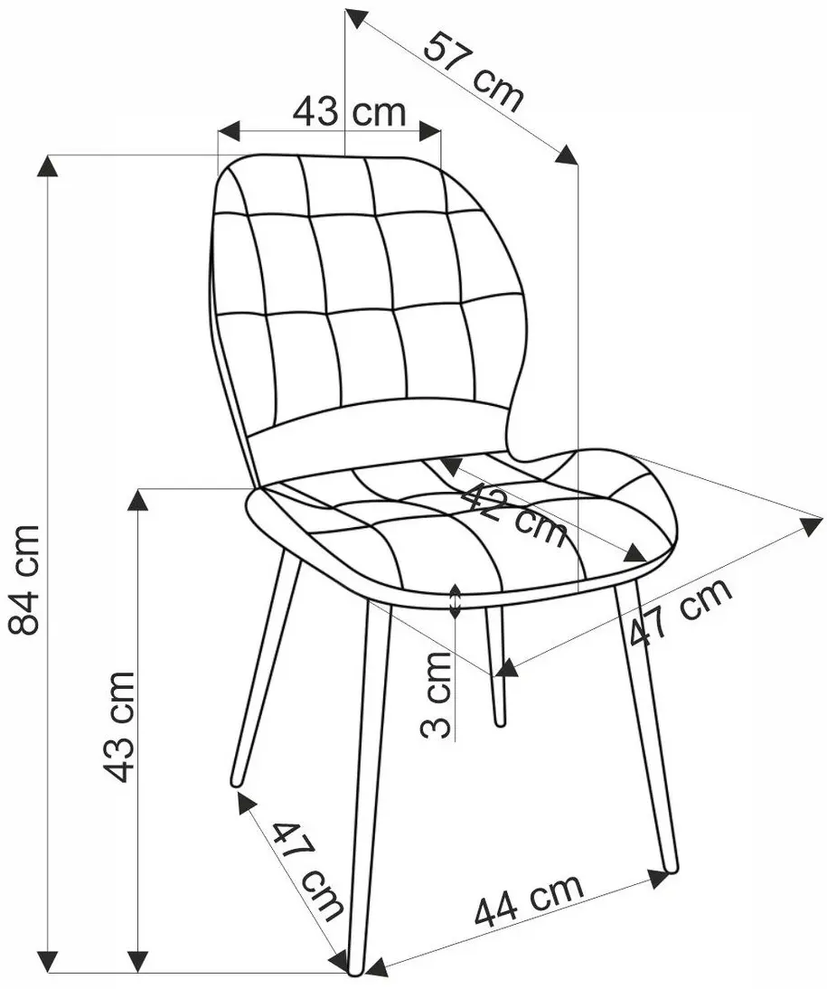 Обеденный набор Halmar Berto Natural Oak/Black + K548 Olive/Black (1+4)