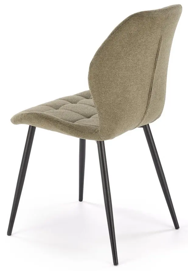 Обеденный набор Halmar Berto Natural Oak/Black + K548 Olive/Black (1+4)