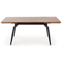 Обеденный набор Halmar Cambell 140/180x80cm Natural Oak/Black + K404 Green Dark (1+4) Thumb