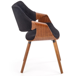 Обеденный набор Halmar Carmelo Walnut/Black + K396 Nut/Black (1+4) Thumb