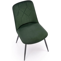 Set de sufragerie Halmar Fabiano 130/175x85cm Artisan Oak/Black + K539 Green (1+4) Thumb