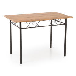 Set masa scaune Halmar Faust 1+4 (Oak/Black) Thumb