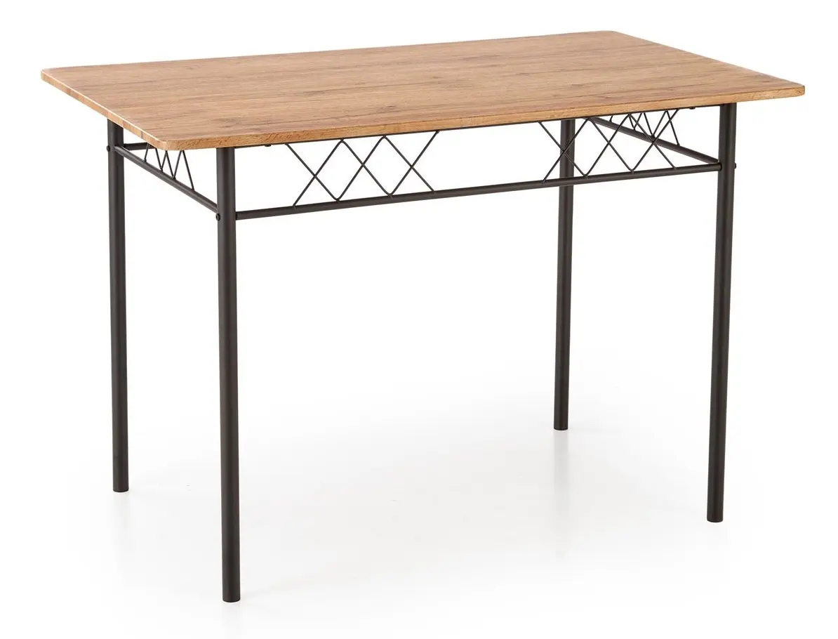 Set masa scaune Halmar Faust 1+4 (Oak/Black)