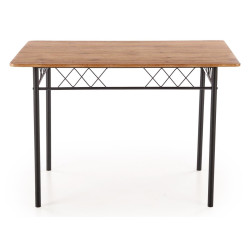 Set masa scaune Halmar Faust 1+4 (Oak/Black) Thumb