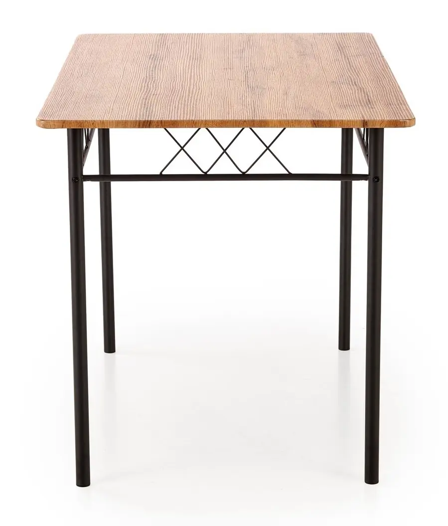 Set masa scaune Halmar Faust 1+4 (Oak/Black)