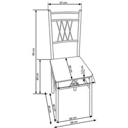 Обеденный набор Halmar Faust 1+4 (Sonoma Oak) Thumb