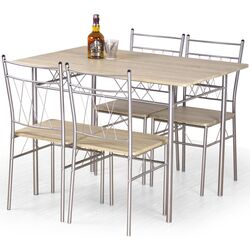 Обеденный набор Halmar Faust 1+4 (Sonoma Oak)