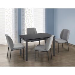 Set de sufragerie Halmar Jasper 1+4 (Gray/Black)