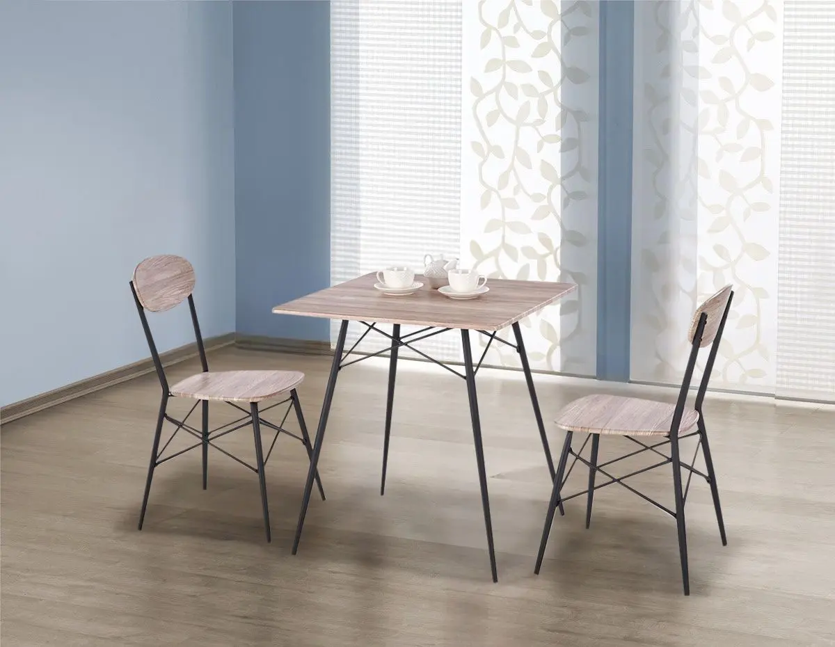 Set de sufragerie Halmar Kabir 1+2 (Sanremo Oak/Black)