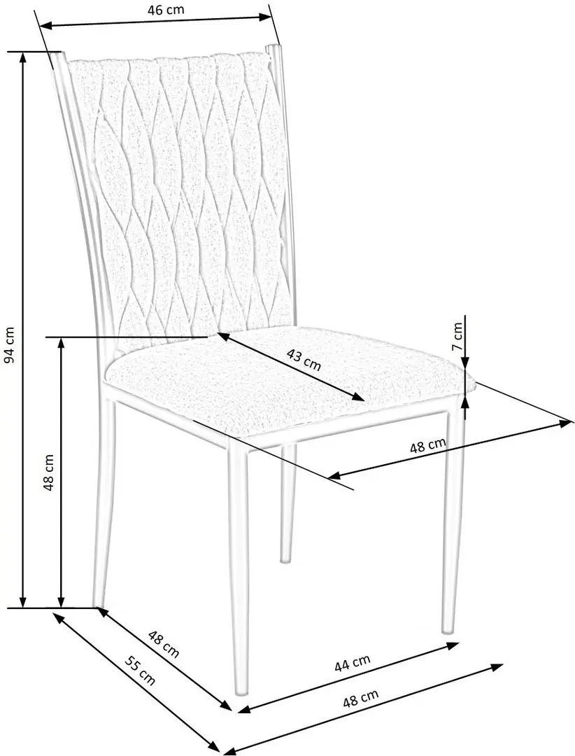 Обеденный набор Halmar Konami Black Marble/Golden + K436 Green Dark/Gold (1+4)