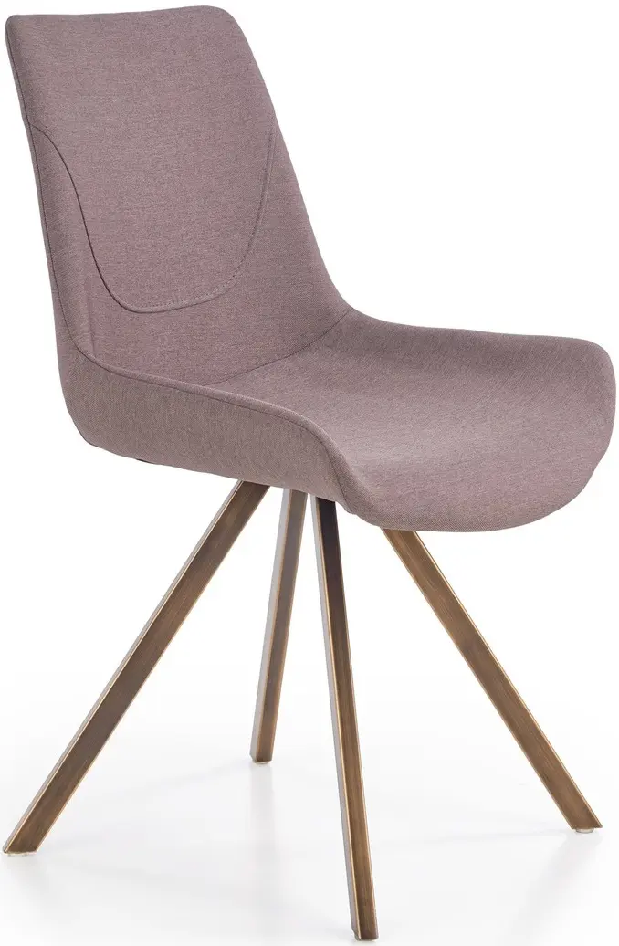 Обеденный набор Halmar Lungo Brown/Antique Gold + K290 Antique Rose/Antique Gold (1+4)