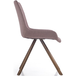 Обеденный набор Halmar Lungo Brown/Antique Gold + K290 Antique Rose/Antique Gold (1+4) Thumb