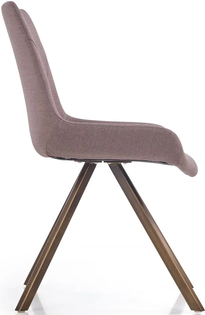 Обеденный набор Halmar Lungo Brown/Antique Gold + K290 Antique Rose/Antique Gold (1+4)