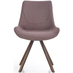 Обеденный набор Halmar Lungo Brown/Antique Gold + K290 Antique Rose/Antique Gold (1+4) Thumb