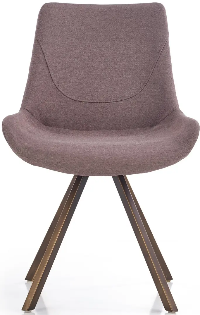 Обеденный набор Halmar Lungo Brown/Antique Gold + K290 Antique Rose/Antique Gold (1+4)