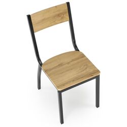 Обеденный набор Halmar Milton 1+4 (Natural/Black) Thumb