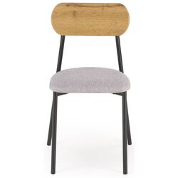 Set de sufragerie Halmar Nando 1+2 (Natural/Black/Grey) Thumb