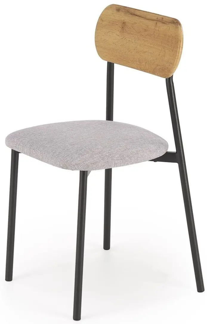 Set de sufragerie Halmar Nando 1+2 (Natural/Black/Grey)