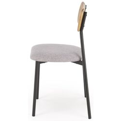 Set de sufragerie Halmar Nando 1+2 (Natural/Black/Grey) Thumb