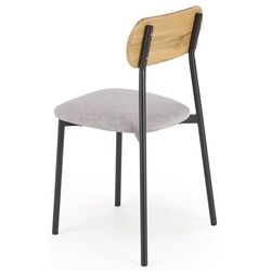 Set de sufragerie Halmar Nando 1+2 (Natural/Black/Grey) Thumb