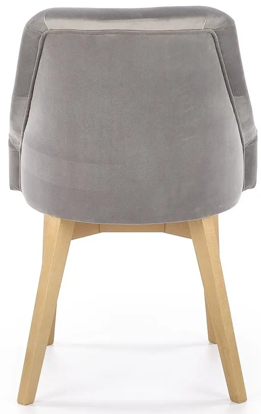 Обеденный набор Halmar Nicolas Natural Oak + Toledo 2 Gray/Honey Oak (1+4)