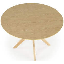 Обеденный набор Halmar Nicolas Natural Oak + Toledo 2 Gray/Honey Oak (1+4) Thumb