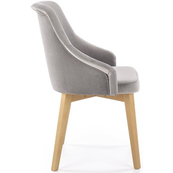 Обеденный набор Halmar Nicolas Natural Oak + Toledo 2 Gray/Honey Oak (1+4) Thumb