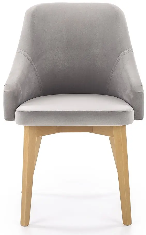 Обеденный набор Halmar Nicolas Natural Oak + Toledo 2 Gray/Honey Oak (1+4)