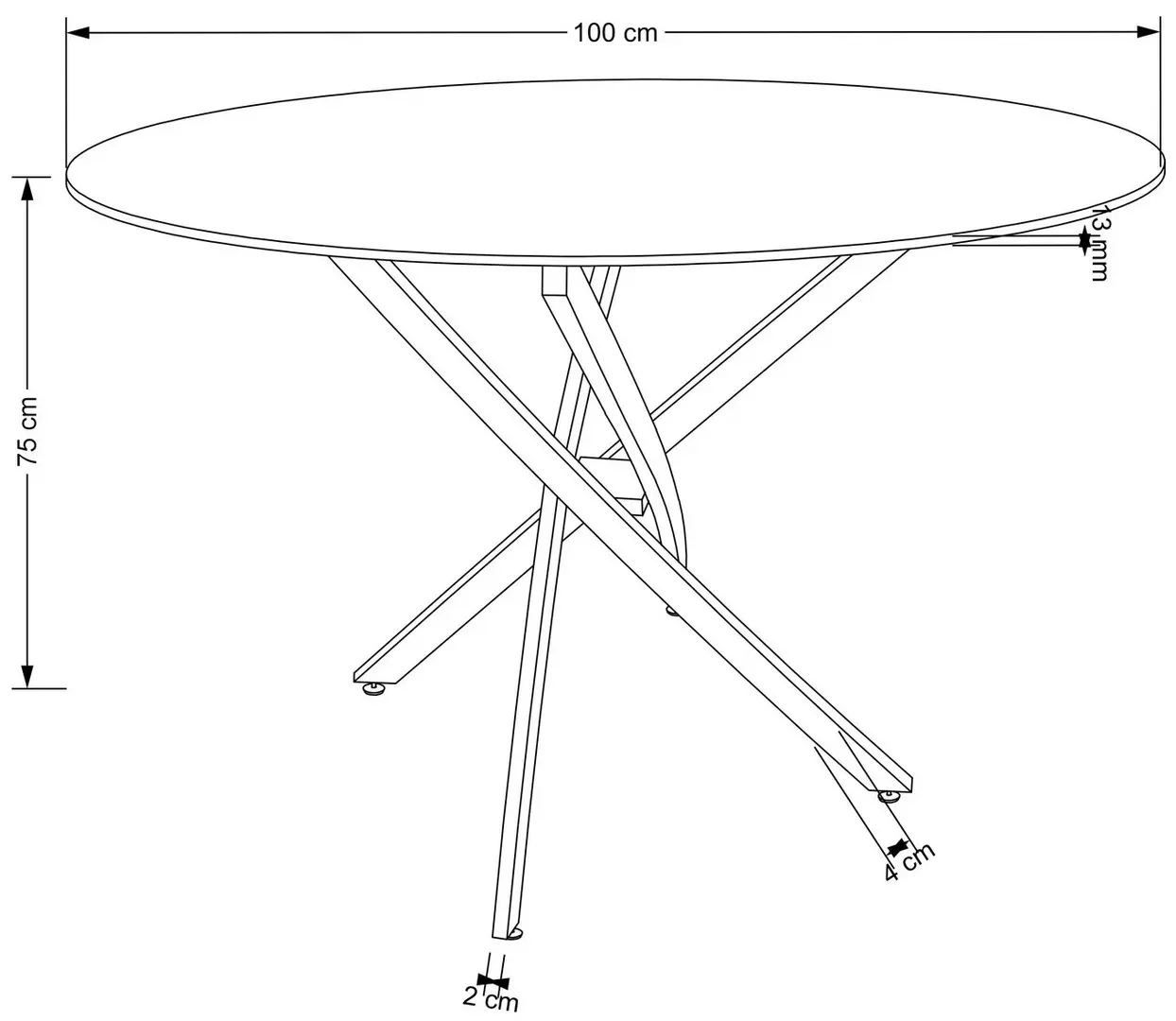 Обеденный набор Halmar Raymond 2 Black Marble/Gold + K517 Dark Green/Gold (1+2)