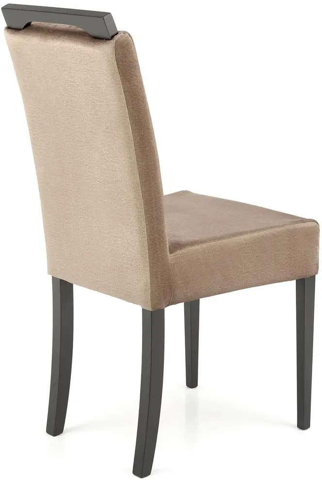 Обеденный набор Halmar Ringo 102/142x102cm Black + Clarion 2 Black/Beige (1+4)