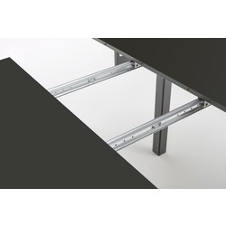 Обеденный набор Halmar Ringo 102/142x102cm Black + Clarion 2 Black/Beige (1+4) Thumb