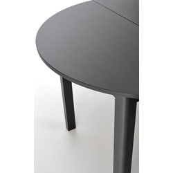 Обеденный набор Halmar Ringo 102/142x102cm Black + Clarion 2 Black/Beige (1+4) Thumb